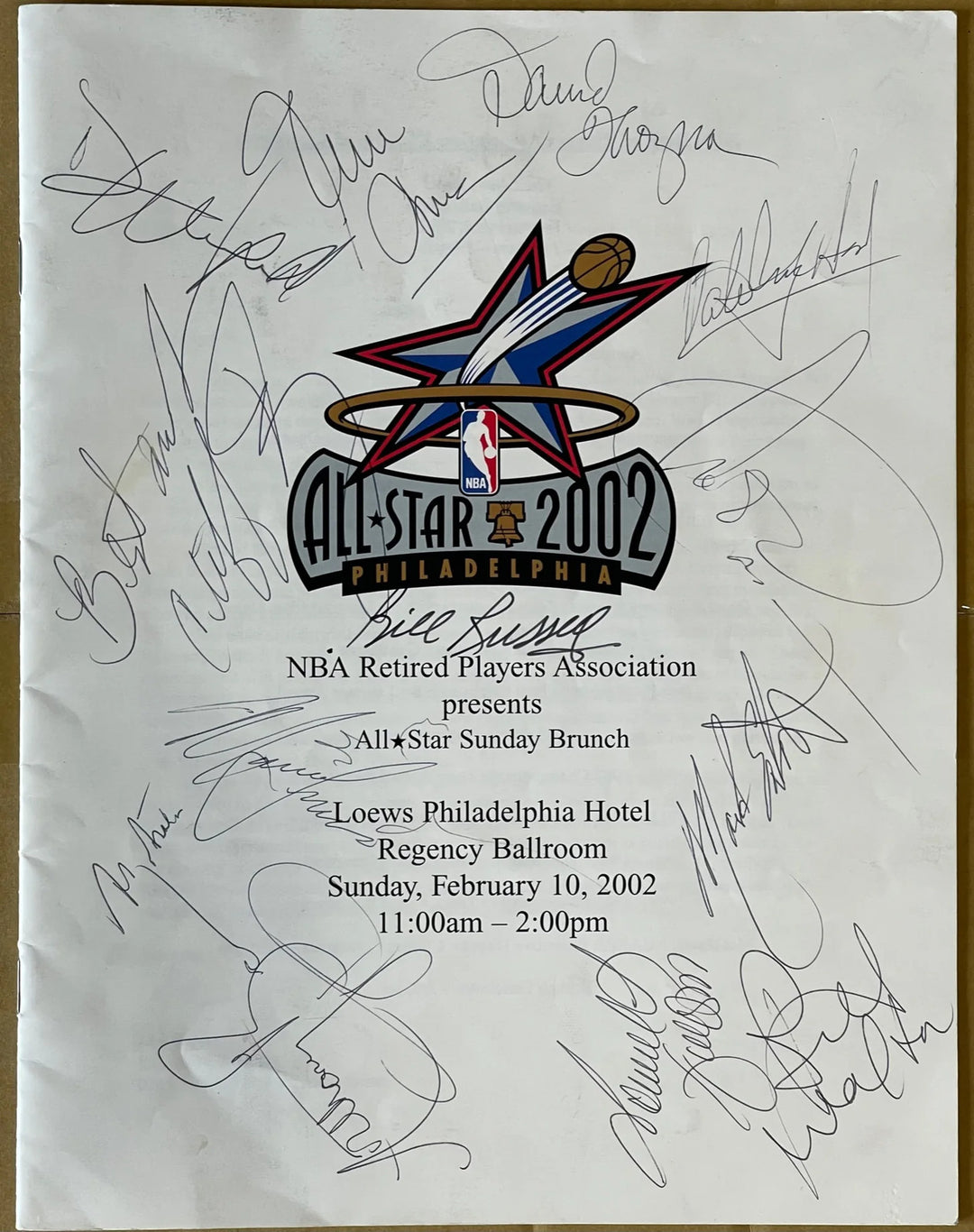 2002 NBA All-Star Retired Players Association Sunday Brunch Program