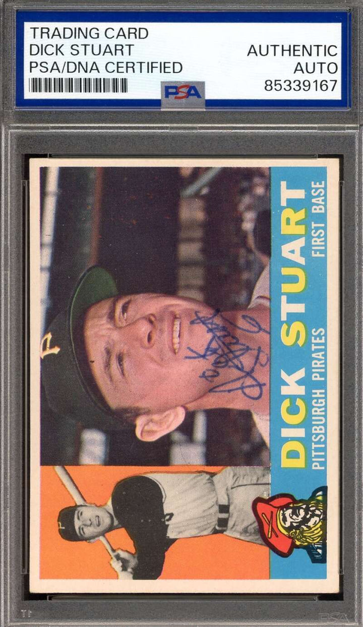 Dick Stuart PSA DNA Signed 1960 Topps Autograph