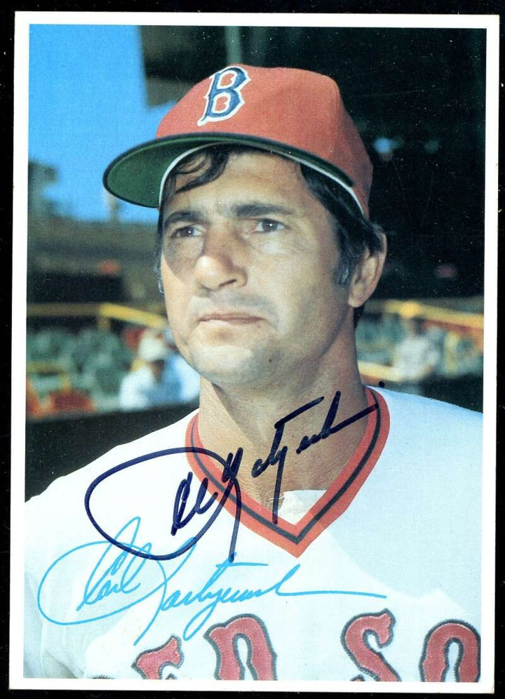 Carl Yastrzemski Beckett BAS Signed 1980 Topps Super Autograph
