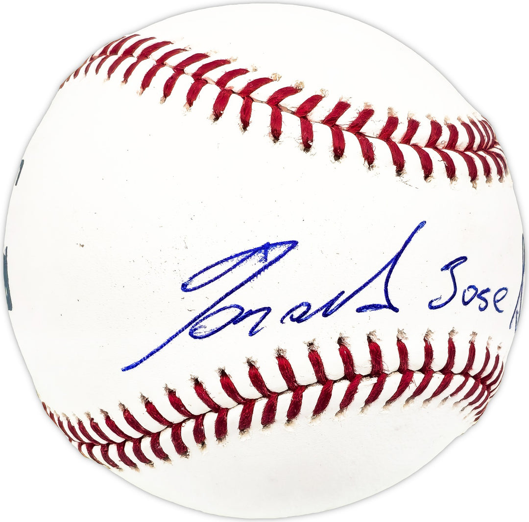 Ronald Acuna Jr. Signed MLB Baseball Atlanta Braves Full Name Beckett #Y60705