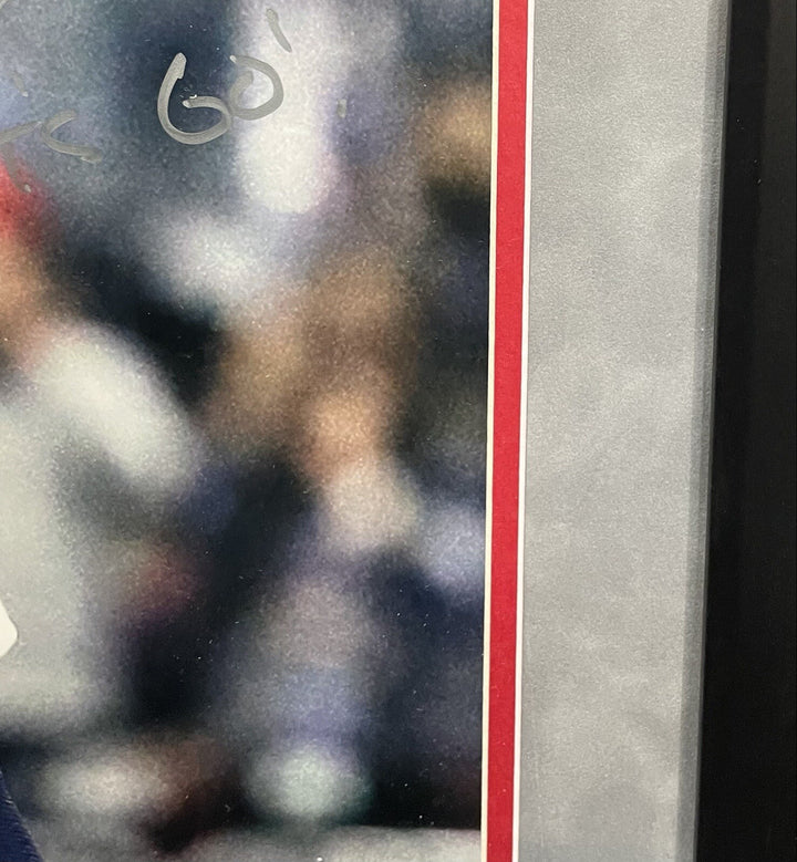 Tom Brady Patriots Signed 20x24 Photo Framed Super Bowl Let’s Go Auto Fanatics