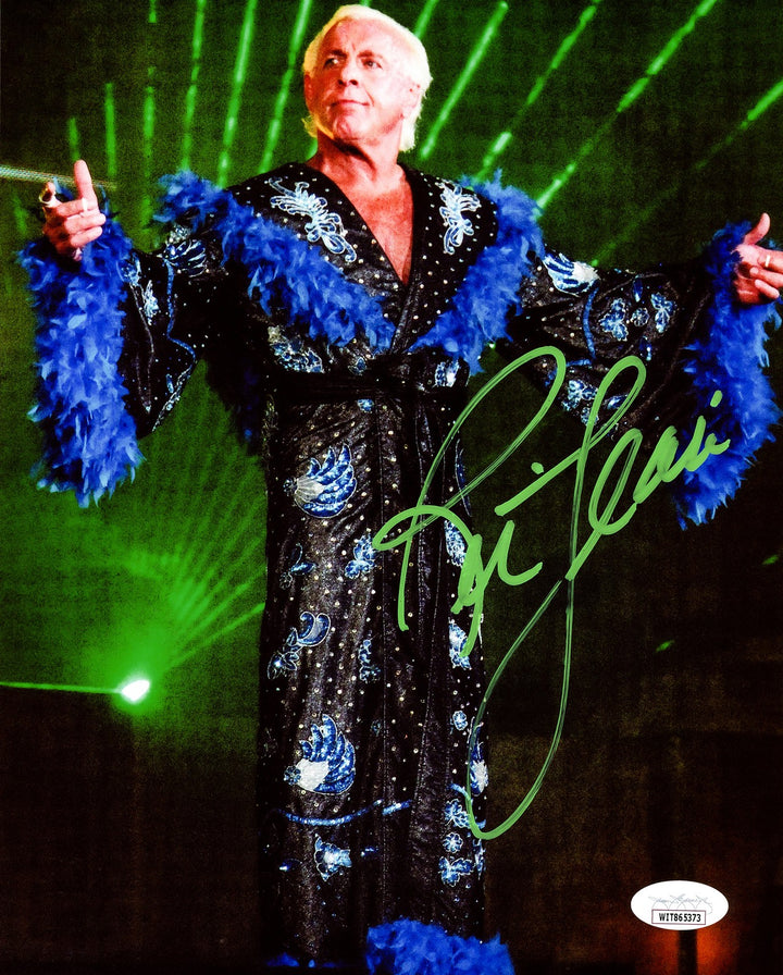 Ric Flair Autographed Signed 8x10 Photo WWE JSA