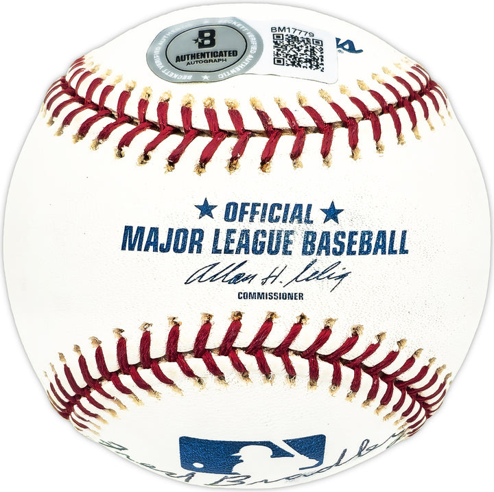 Fred Bradley Signed MLB Baseball Chicago White Sox Beckett #BM17779