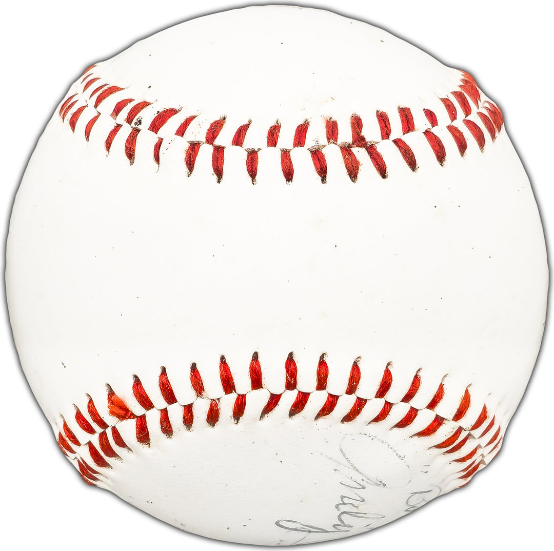 Andy Pilney Autographed Little League Baseball Braves 36 Beckett BK44481