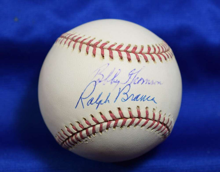Bobby Thomson Ralph Branca PSA DNA Autograph Major League Signed Baseball