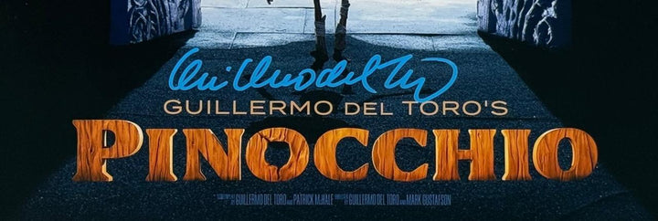 Guillermo Del Toro signed Pinocchio 11x17 Photo Poster autograph ~ Beckett BAS