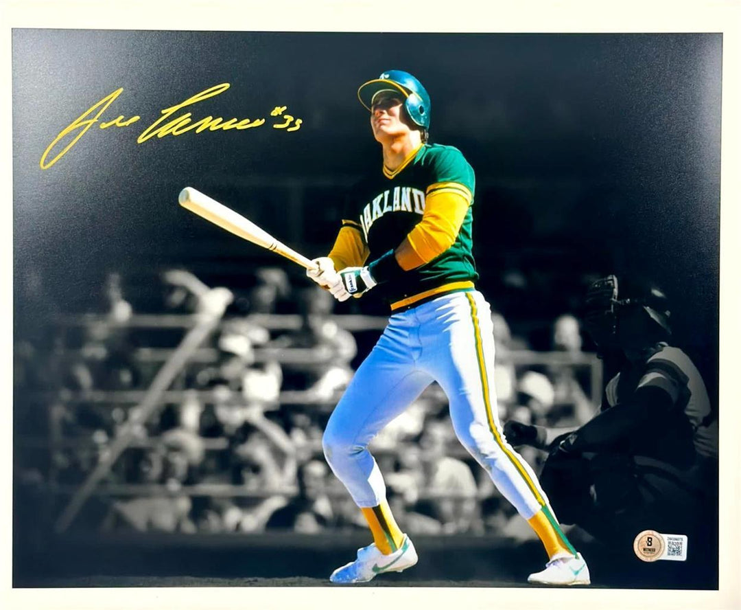 Jose Canseco signed Oakland A's 11x14 photo autograph ~ Beckett BAS