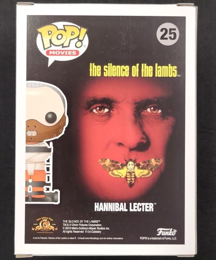 Anthony Hopkins signed Hannibal Lecter Funko Pop! Silence of Lambs autograph BAS