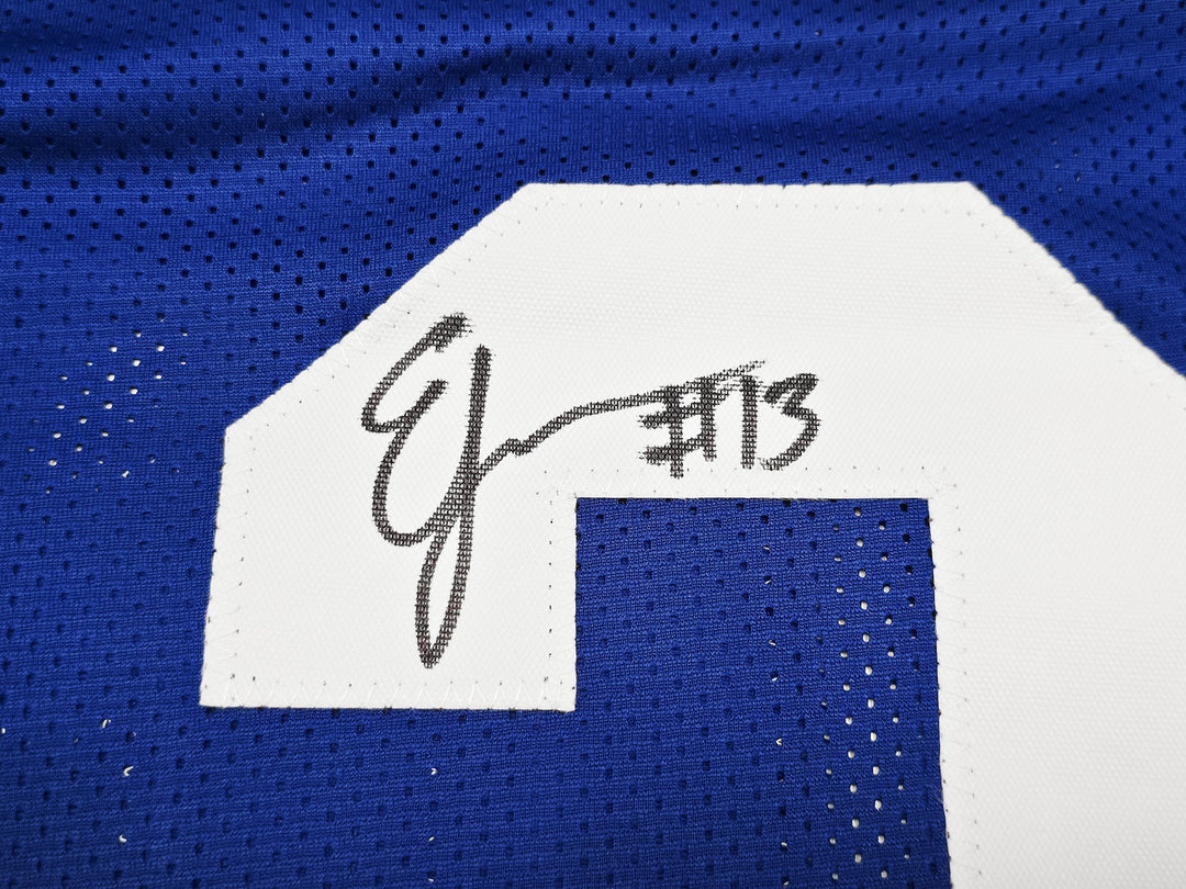 Seattle Seahawks Ernest Jones IV Autographed Signed Blue Jersey MCS Holo
