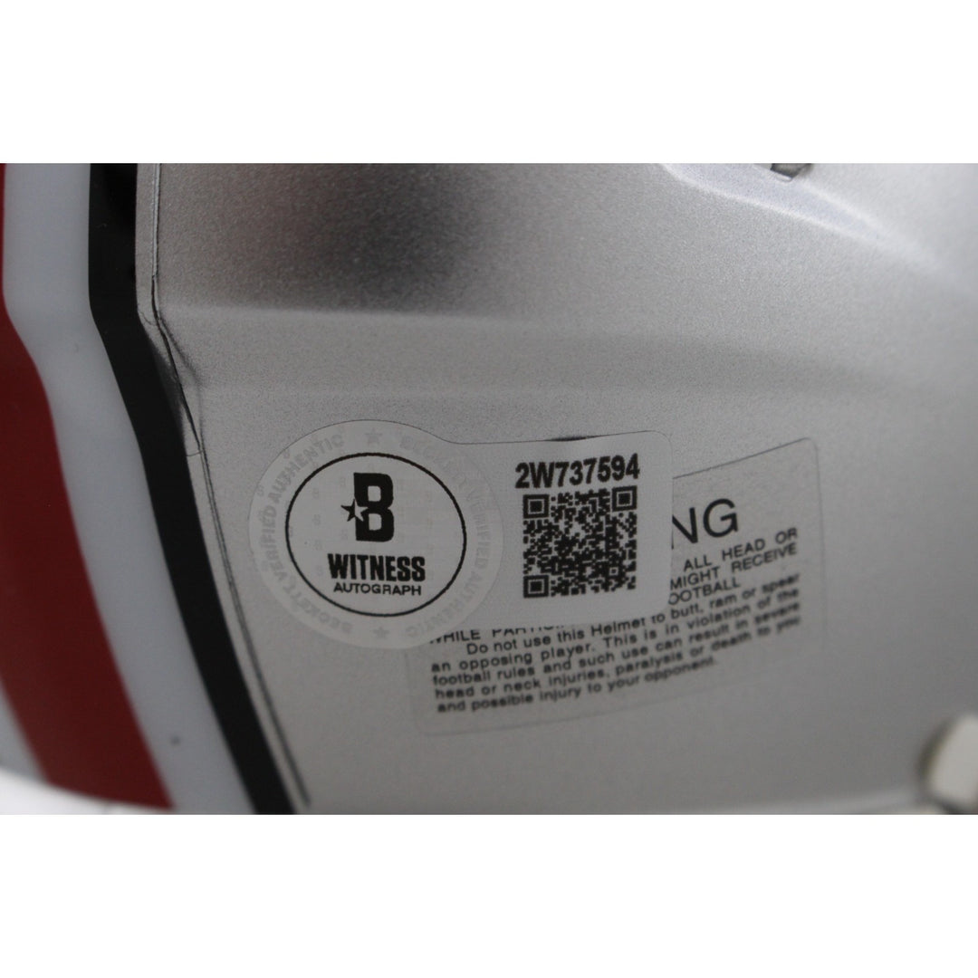 Jack Sawyer Autographed Ohio State Buckeyes Speed Mini Helmet Beckett 49624