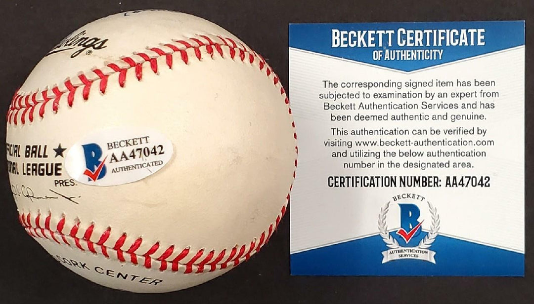 John Cangelosi "1997 National League Champs" 1/1 Marlins signed Baseball BAS COA