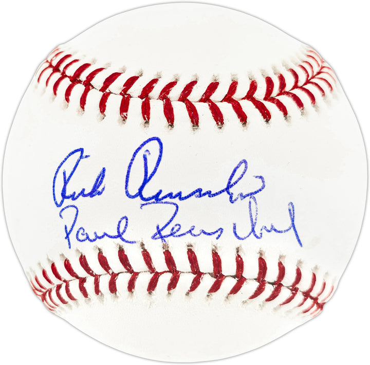 Rick & Paul Reuschel Signed MLB Baseball Cubs Beckett QR