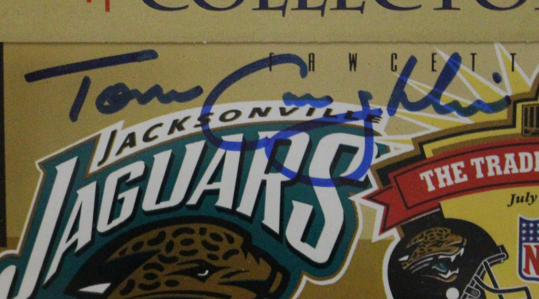 Bill Polian Tom Coughlin & Don Capers Signed 1995 Hall Of Fame Ticket JSA 36468