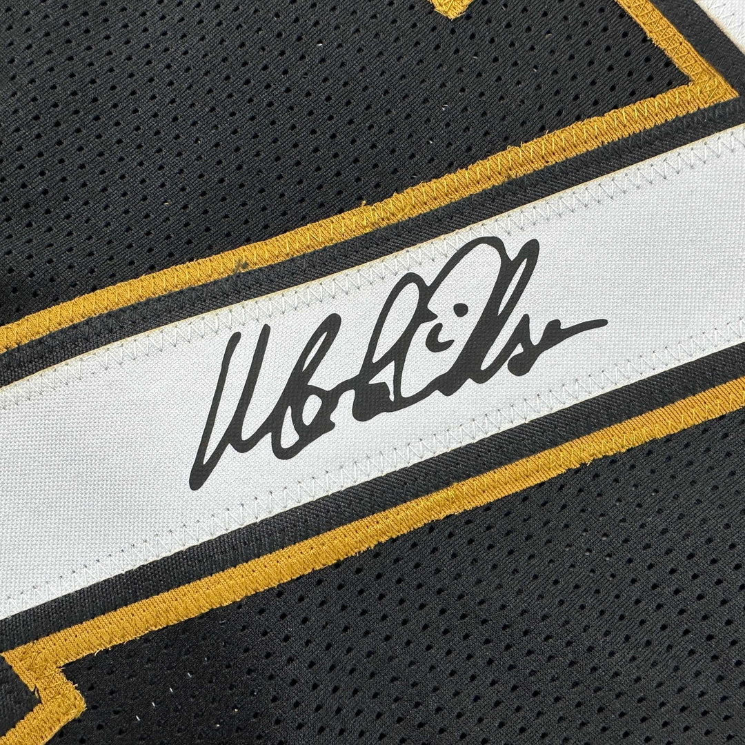 Facsimile Autographed Morten Andersen New Orleans Black Reprint Jersey Men's XL