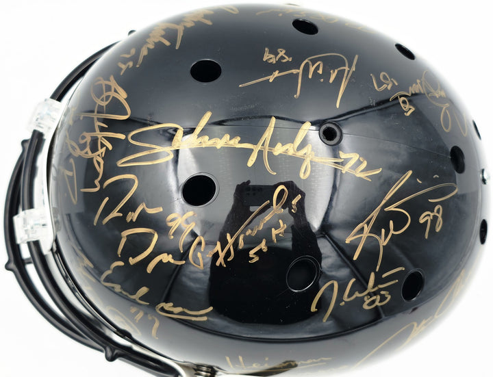 College Heisman Winners Auto Black Full Size Schutt Helmet 23 Sigs Barry Sanders