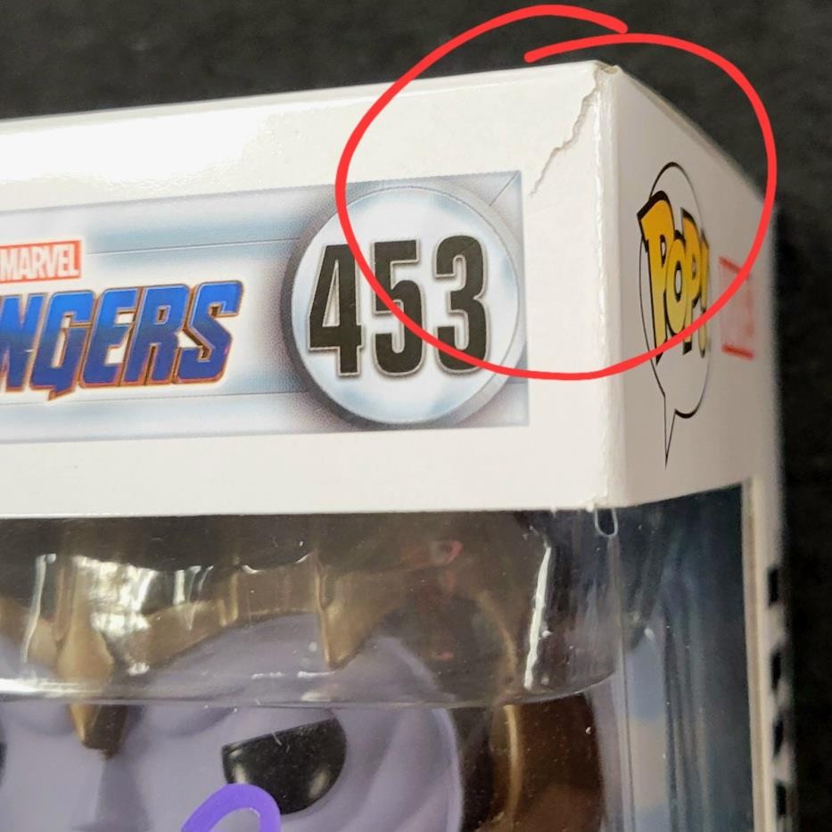 Josh Brolin signed Thanos Funko Pop! 453 Marvel Avengers autograph ~ Beckett BAS