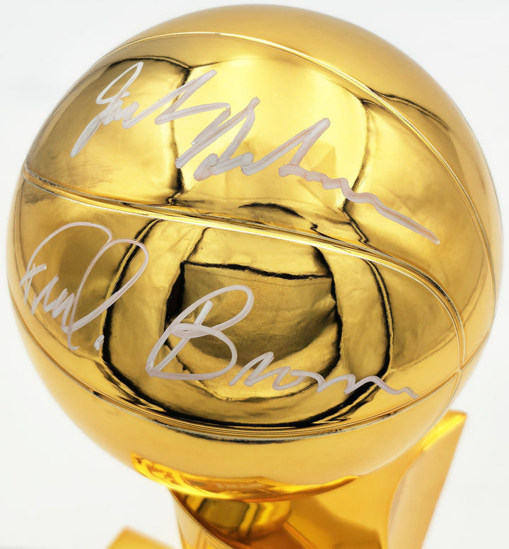 Jack Sikma & Fred Brown Auto Fanatics 1978-79 NBA Champs Mini Trophy Supersonics