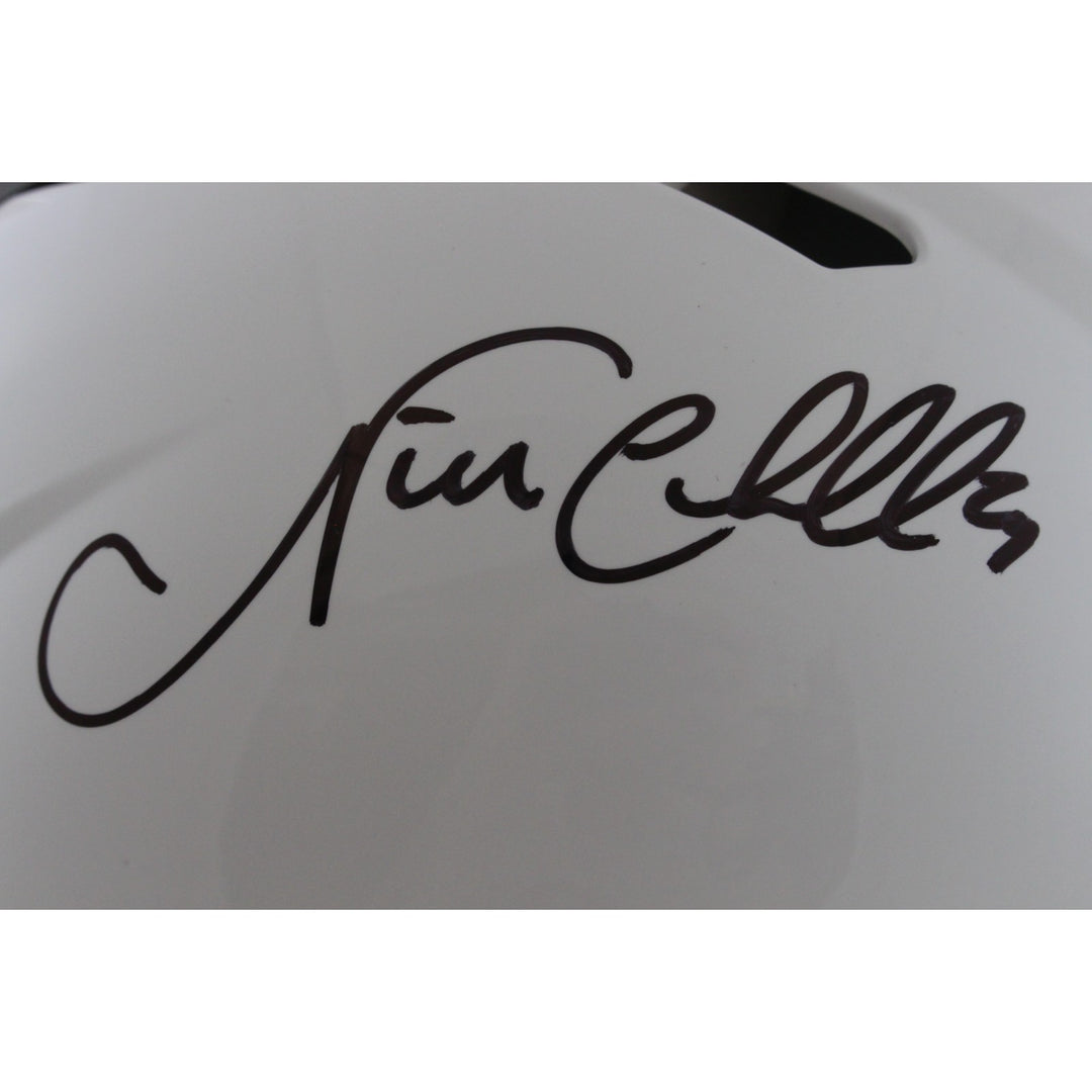 Nick Chubb Autographed Cleveland Browns 23 Alt Authentic Helmet Beckett 49794