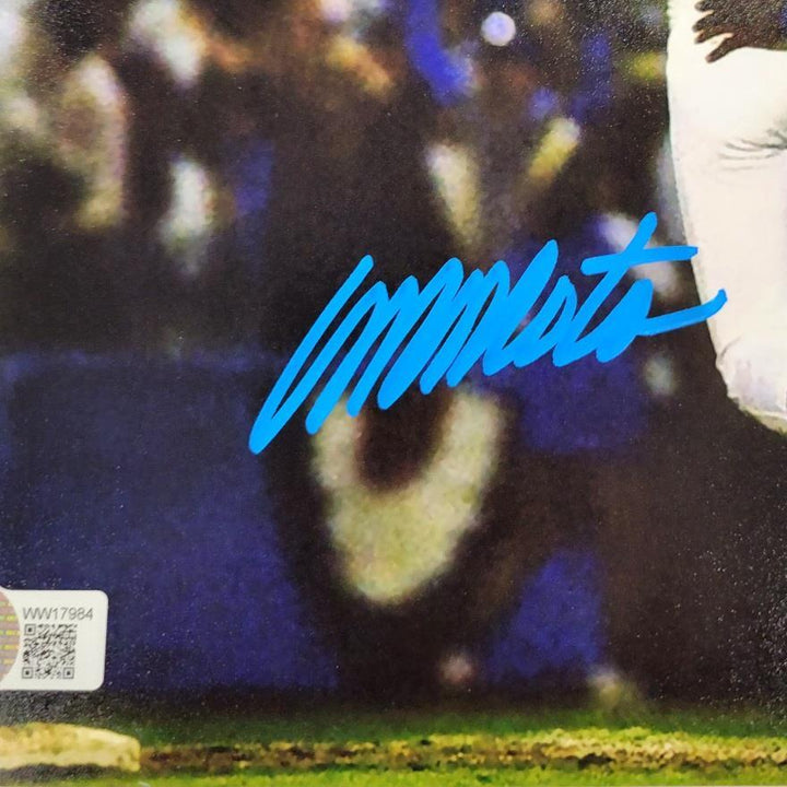 Manny Mota signed 8x10 Photo #4 LA Dodgers Gibson HR (B) ~ Beckett BAS Witness