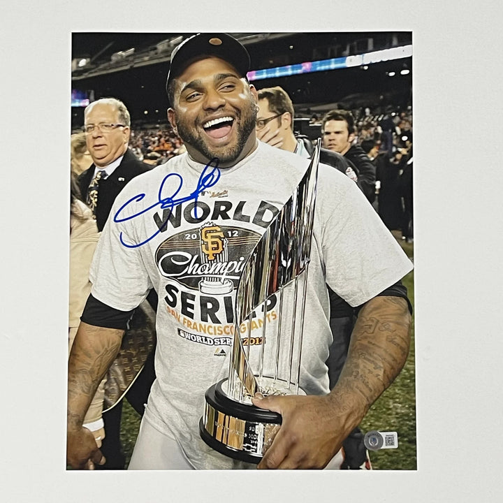 Pablo Sandoval San Francisco Giants Signed 11x14 Photo BAS Autographed