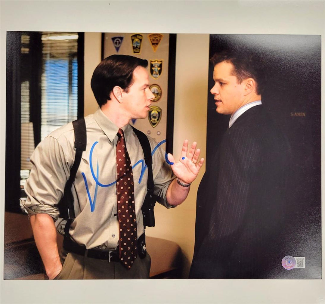 Matt Damon signed The Departed 11x14 photo autograph (A) ~ Beckett BAS Holo