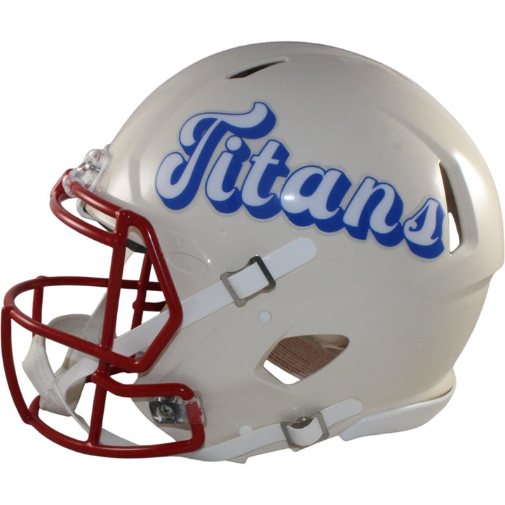 Earl Campbell Signed Tennessee Titans Authentic Retro Helmet Beckett W 56954