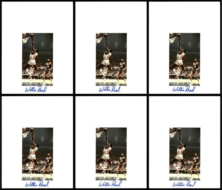 Willis Reed Autographed Signed 8.5x11 Photo 12 Count Lot New York Knicks