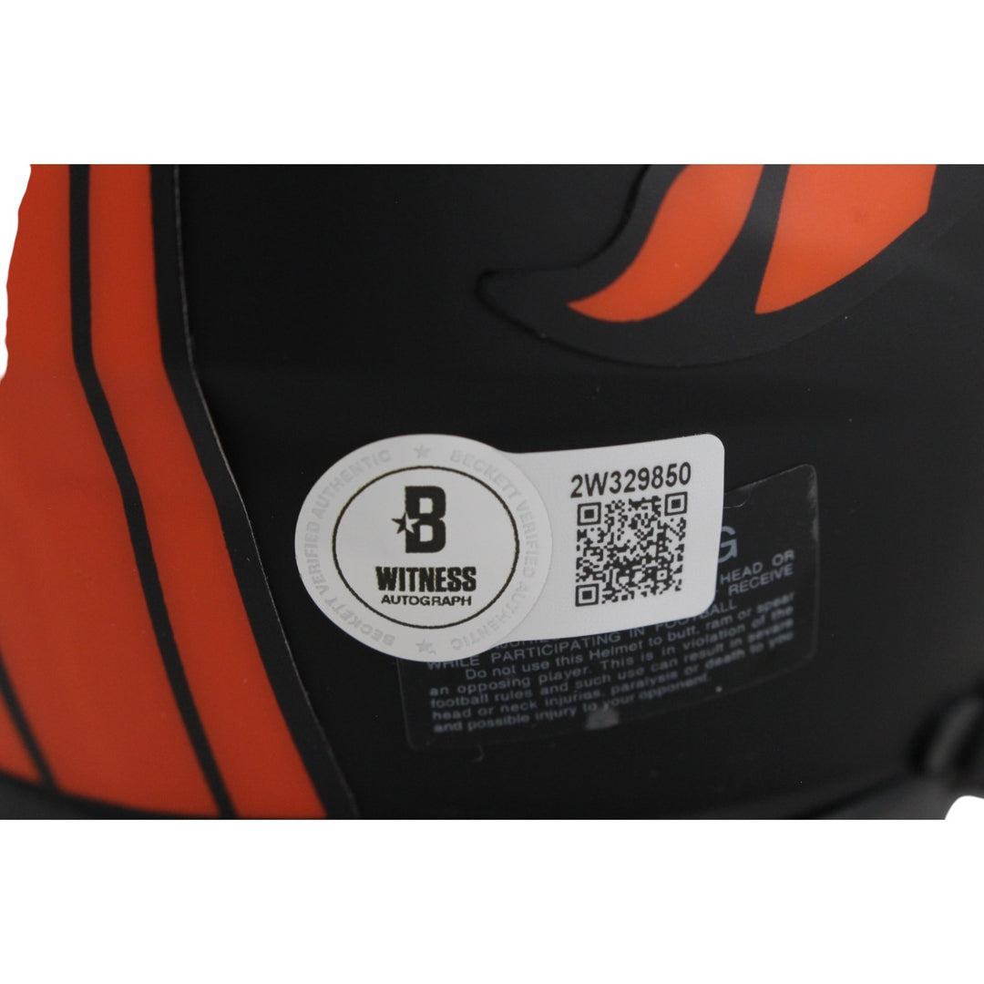 John Lynch Autographed Tampa Bay Buccaneers Eclipse Mini Helmet Beckett 49980