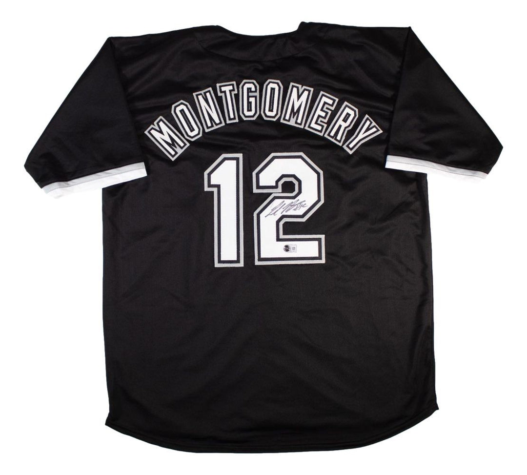 Colson Montgomery Chicago Signed Black Baseball Jersey BAS