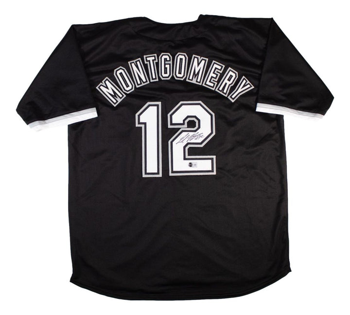 Colson Montgomery Chicago Signed Black Baseball Jersey BAS