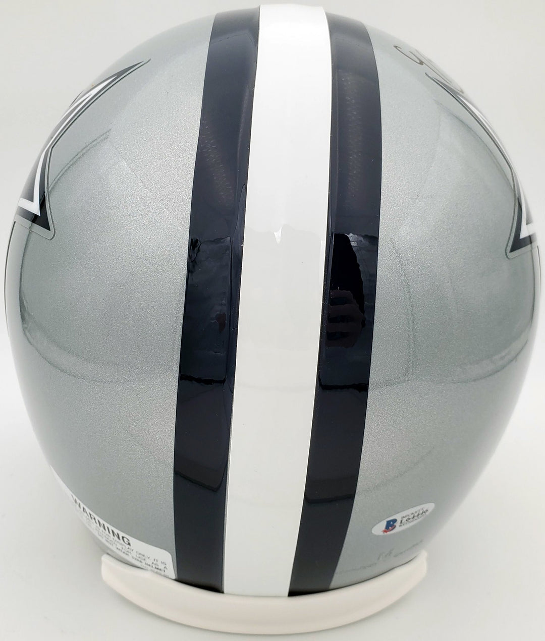 Ezekiel Elliott Signed Dallas Cowboys Full Size Replica Helmet Beckett BAS
