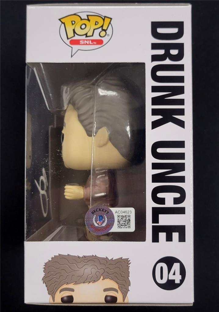 Bobby Moynihan signed SNL Drunk Uncle Funko Pop! autograph ~ Beckett BAS Holo