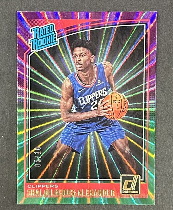 2018 Donruss Shai Gilgeous-Alexander Rated Rookie #162 5/10 RC Okc Thunder NM