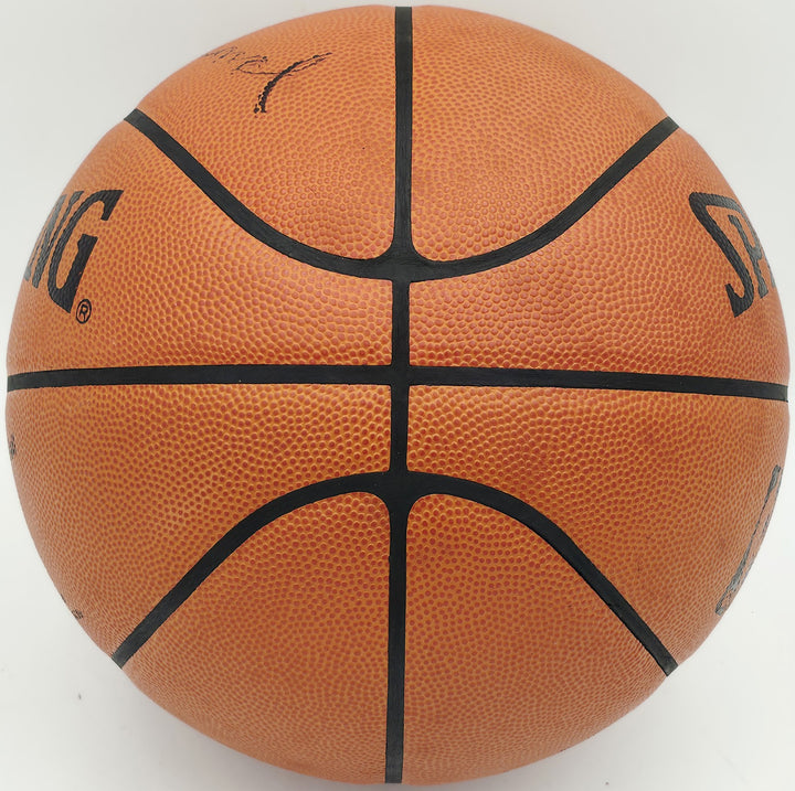 Nate Thurmond Auto Spalding NBA Leather Game Basketball Warriors Beckett BS30430