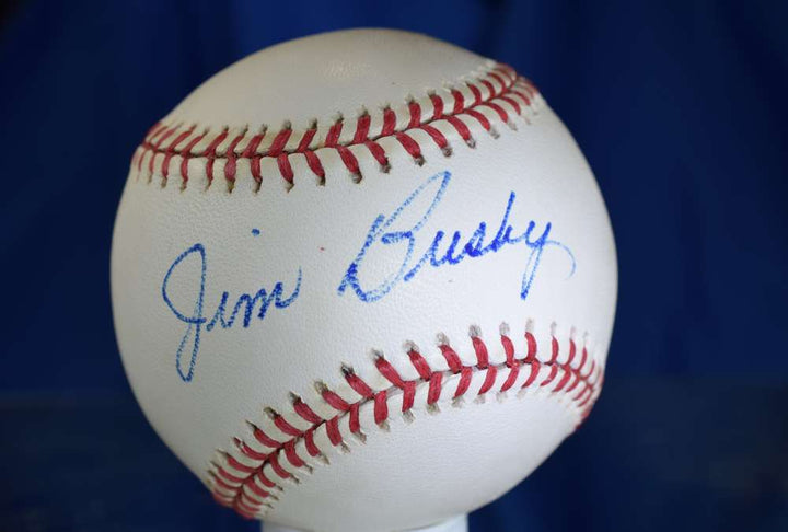 Jim Busby Jsa Hand Signed American League Autograph Baseball Authentic