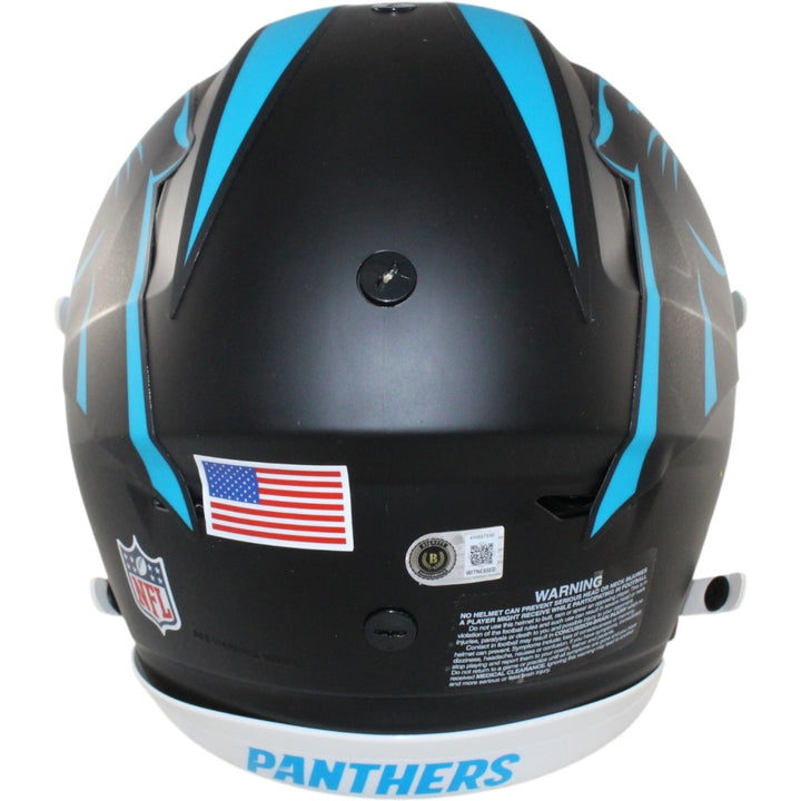 Luke Kuechly Autographed Carolina Panthers SpeedFlex Alt Helmet Beckett W 56887