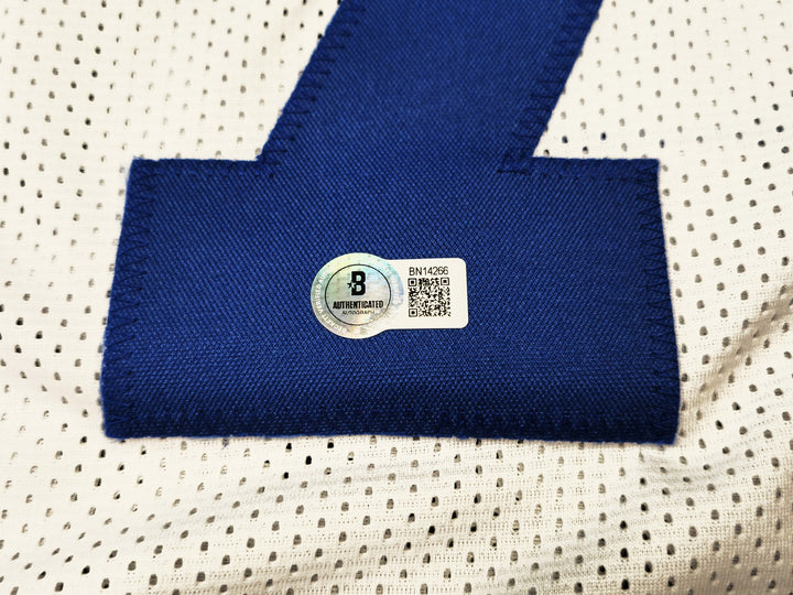 Dallas Cowboys Trevon Diggs Autographed Signed White Jersey Beckett