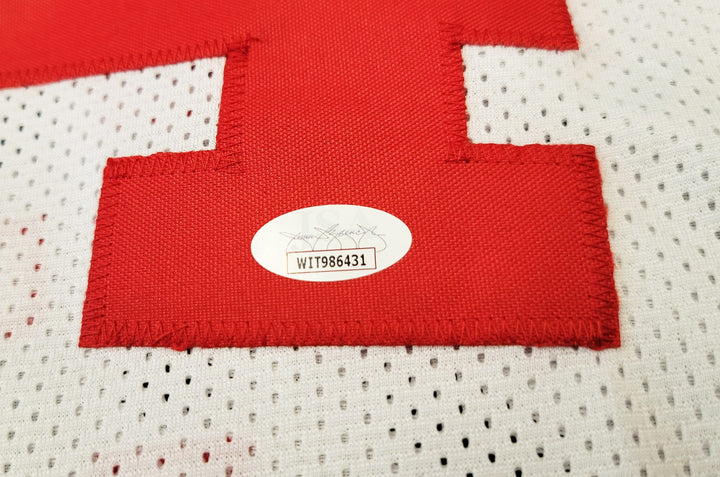 Houston Rockets Hakeem Olajuwon Signed White Jersey The Dream JSA