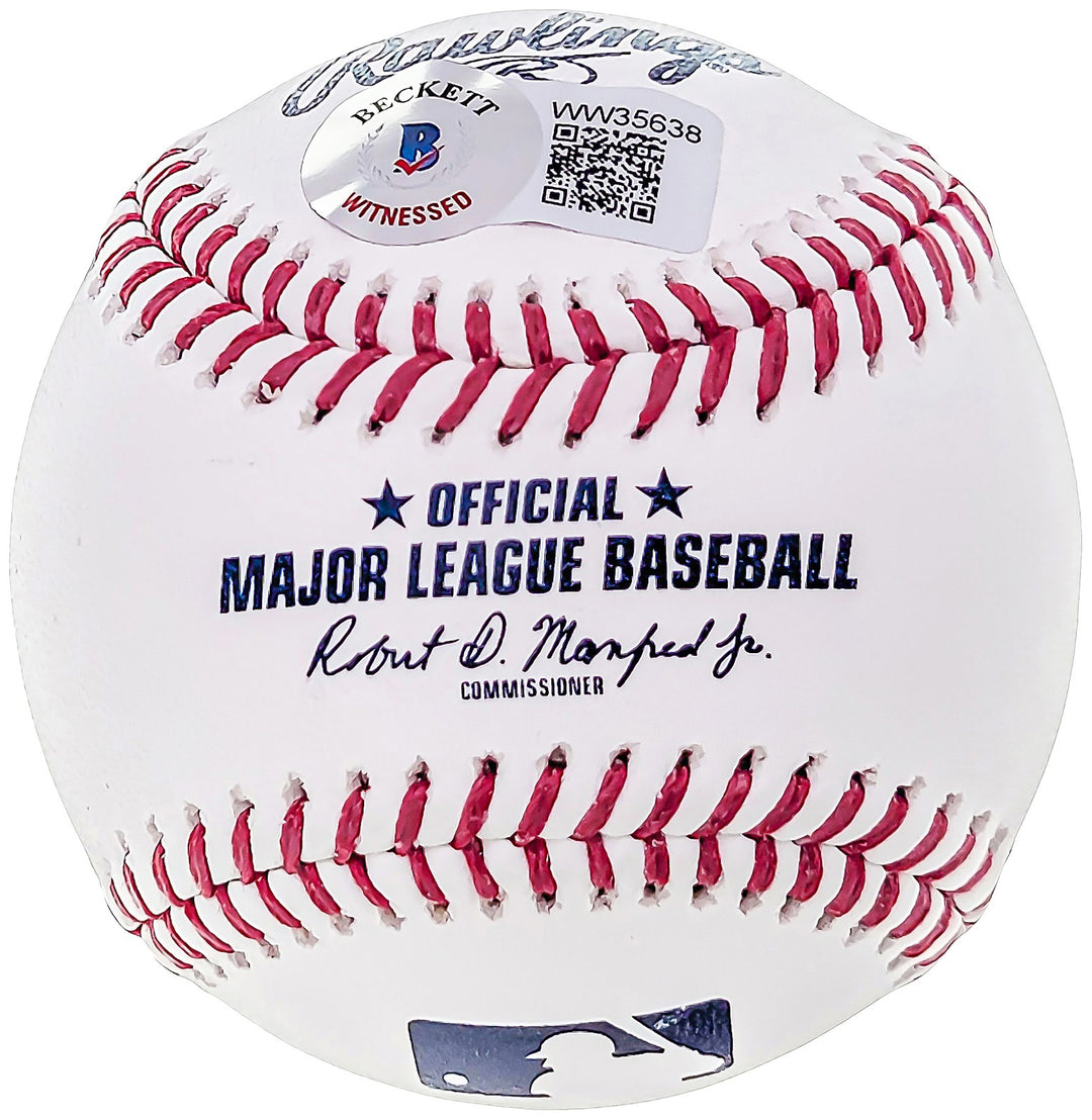 Miguel Vargas Autographed Signed MLB Baseball Dodgers, White Sox Beckett Wit