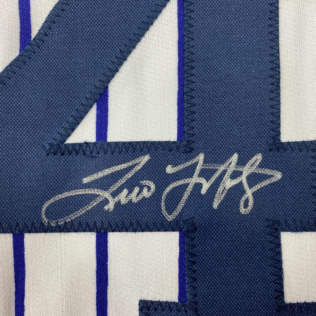 Autographed/Signed Tino Martinez New York Pinstripe Jersey PSA/DNA COA