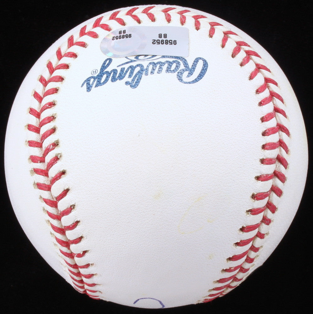 STEVE PEARCE SIGNED UPPER DECK MLB BALL SOX YANKEES O's PIRATES JAYS RAYS+ AUTO