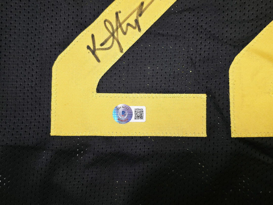 Utah Jazz Kyle Filipowski Signed Black Jersey Beckett Witness
