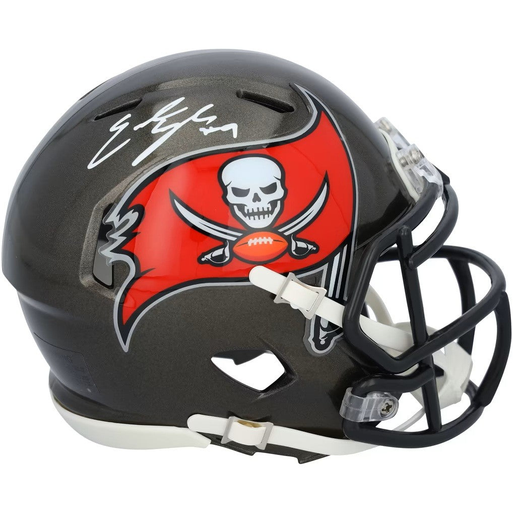 Emeka Egbuka Signed Tampa Bay Buccaneers Mini Speed Helmet Fanatics