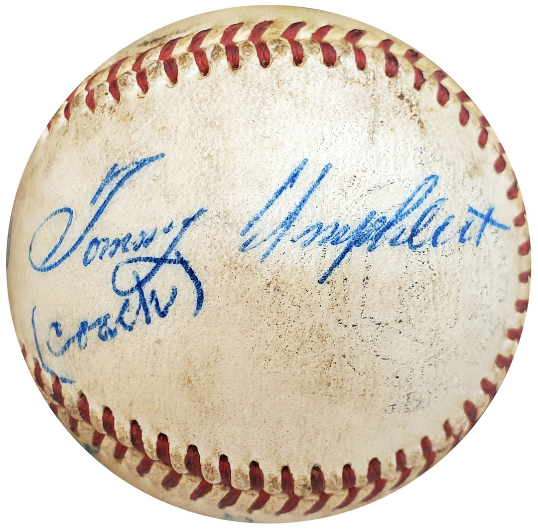 1955 Washington Senators Signed NL Baseball With 4 Total Signatures Joe Haynes
