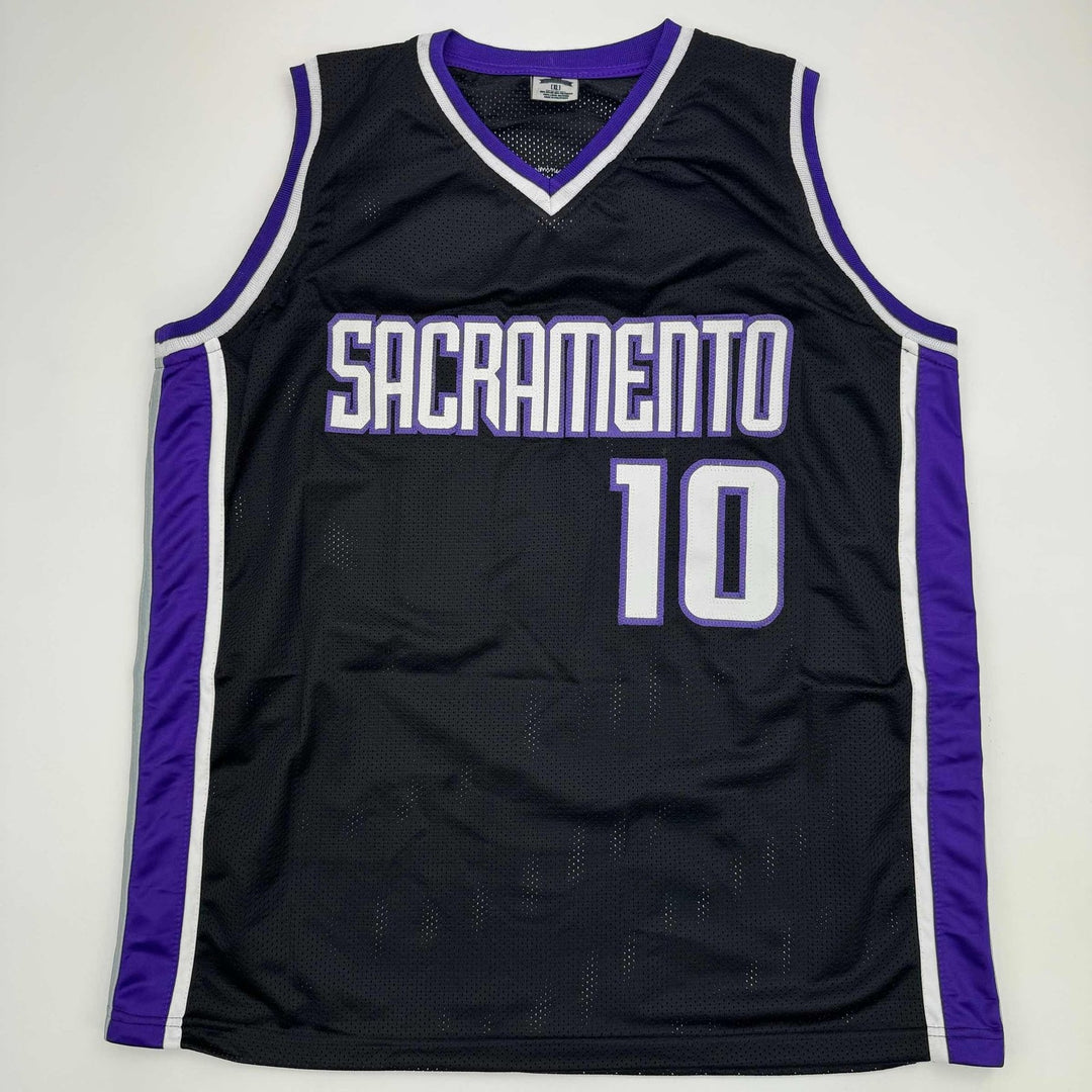 Autographed/Signed Domantas Sabonis Sacramento Black Jersey BAS COA
