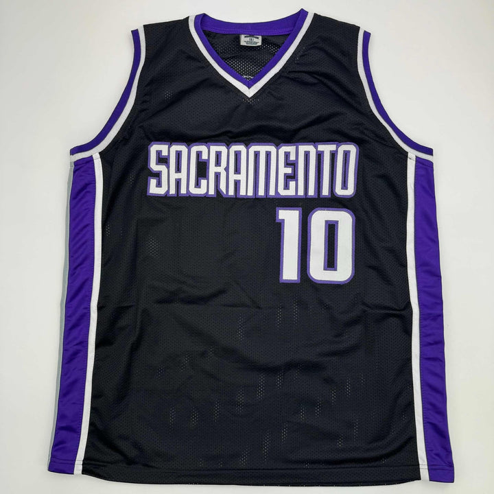 Autographed/Signed Domantas Sabonis Sacramento Black Jersey BAS COA