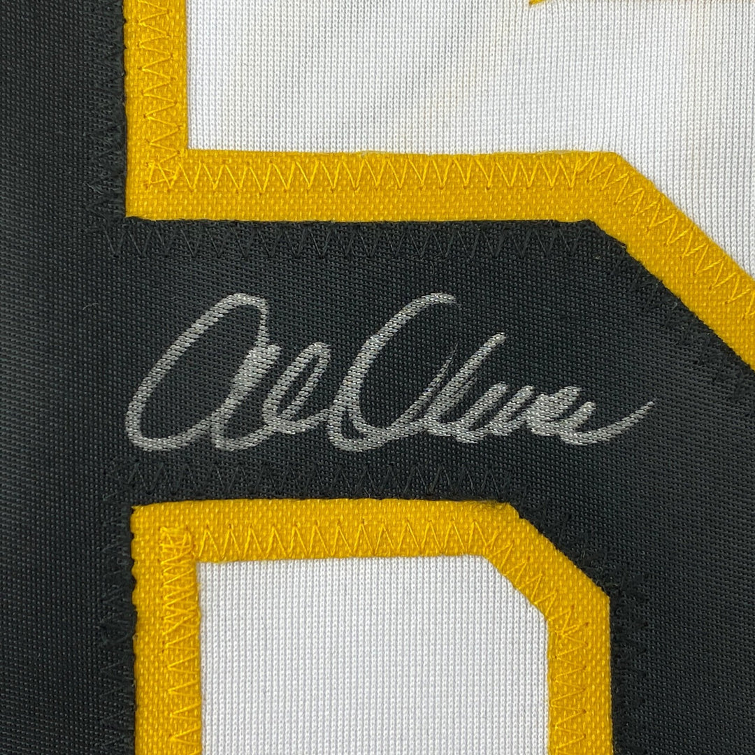 Autographed/Signed Al Oliver Pittsburgh Pirates White Jersey JSA COA