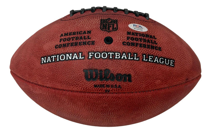 Saquon Barkley Signed Philadelphia Eagles Duke Logo Football PSA/DNA