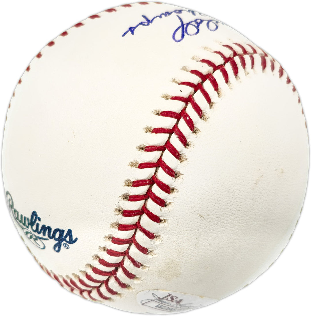 Del Crandall Signed MLB Baseball Braves "1957 W.S. Champs" JSA #W286721