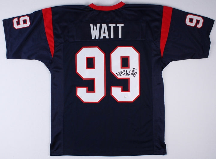 JJ Watt Signed Texans Jersey JSA COA Autograph Houston J.J. Blue